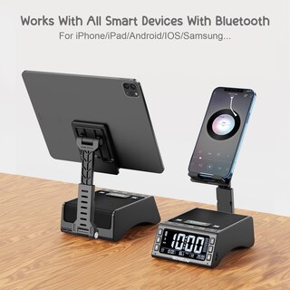 Foto 3 | Foto 3 | Altavoz Bluetooth Soporte Para Teléfono Estación De Carga Techglow - Venta Internacional.