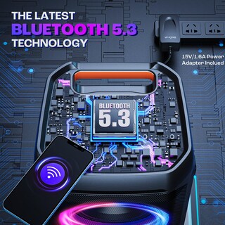 Foto 6 | Foto 6 | Altavoz Bluetooth W-king T11 220w De Máxima Potencia Ipx6 Resistente Al Agua - Venta Internacional.