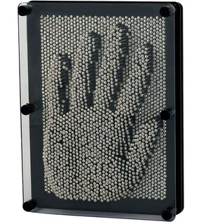 Foto 1 | Foto 1 | Pin Art Toy Rlingx Tamaño Grande 15 Cm X 20 Cm Metal Plateado - Venta Internacional.