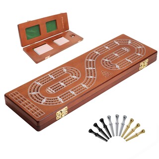 Foto 1 | Foto 1 | Set De Juego De Mesa Cribbage Plusvivo De Madera Maciza De Roble Con 3 Pistas - Venta Internacional.