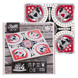 Foto 3 | Foto 3 | Juego Rustik Tock Pachisi Para 4 Jugadores Con Tablero De Madera Hecho A Mano - Venta Internacional.