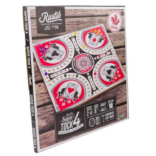Foto 4 | Foto 4 | Juego Rustik Tock Pachisi Para 4 Jugadores Con Tablero De Madera Hecho A Mano - Venta Internacional.