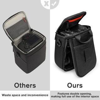 Foto 6 | Foto 6 | Bolsa De Cámara S-zone Impermeable A Prueba De Golpes Negra Para Dslr Slr - Venta Internacional.