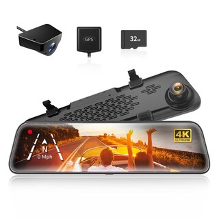 Foto 1 | Foto 1 | Dash Cam Con Espejo Wolfbox G840s 12 4k Con Cámara Trasera De 32 Gb - Venta Internacional.
