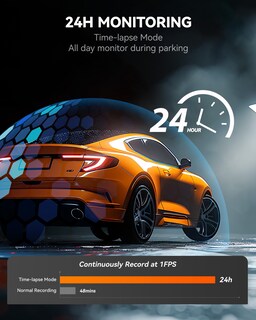 Foto 5 | Foto 5 | Dash Cam Con Espejo Wolfbox G840s 12 4k Con Cámara Trasera De 32 Gb - Venta Internacional.