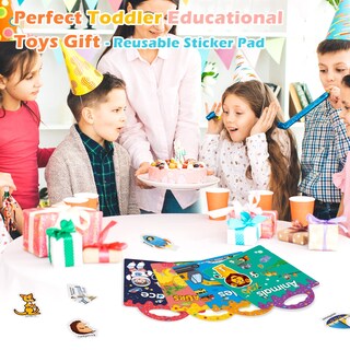 Foto 7 | Foto 7 | Libro De Pegatinas Reutilizable Roatee Con 4 Almohadillas Adhesivas Para Niños Mayores De 3 Años - Venta Internacional.