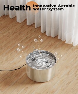 Foto 2 | Foto 2 | Fuente De Agua Cat Uiooq De Acero Inoxidable De 2 2 L Con 1 Filtro - Venta Internacional.