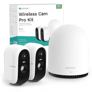 Foto 1 | Foto 1 | Cámaras De Seguridad Wuuk 2k Kit Inalámbrico De 2 Cámaras Para Exteriores 240 Días - Venta Internacional.