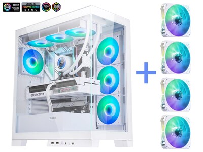 Foto 2 | Foto 2 | Funda Para Videojuegos Para Pc Sama Neview 4503 Airflow Full Tower White - Venta Internacional.
