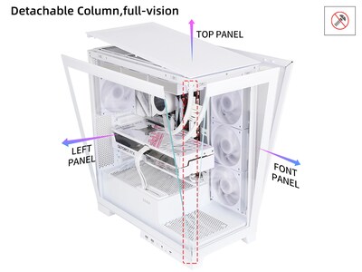 Foto 5 | Foto 5 | Funda Para Videojuegos Para Pc Sama Neview 4503 Airflow Full Tower White - Venta Internacional.