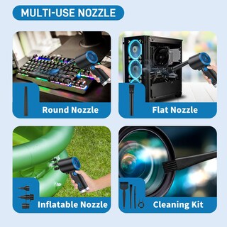 Foto 6 | Foto 6 | Air Duster Atengeus Eléctrico Inalámbrico 6000 Mah Con Accesorios - Venta Internacional.