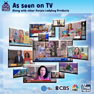 Foto 5 | Foto 5 | Bastones De Cera Para Manualidades Con Forma De Mariquita Color Morado Doblables Para Niños 15 Colores - Venta Internacional.