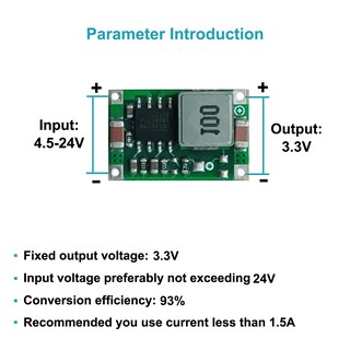 Foto 2 | Foto 2 | Módulo Regulador De Voltaje Hunsool Mp184en 3.3v 1.5a - Venta Internacional.