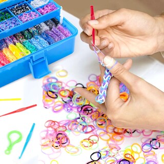 Foto 4 | Foto 4 | Kit De Recarga De Gomas Para Telar Inscraft 17500+ Con Contenedor Para Niños - Venta Internacional.