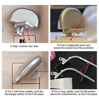 Foto 6 | Foto 6 | Pro Controller Aknes Gulikt Kk3 Con Frecuencia De Sondeo De 1000 Hz Color Negro - Venta Internacional.