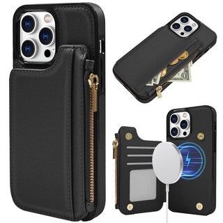 Foto 1 | Foto 1 | Funda Tipo Cartera Delidigi Para Iphone 15 Pro Max Con Tarjetero Color Negro - Venta Internacional.