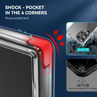 Foto 4 | Foto 4 | Funda Magnética Transparente Eorkvr Con Soporte Para Samsung S24 Ultra - Venta Internacional.