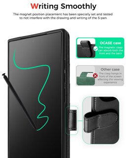 Foto 6 | Foto 6 | Funda Tipo Cartera Ocase Para Samsung Galaxy S24 Ultra 6.8'' 2024 - Venta Internacional.