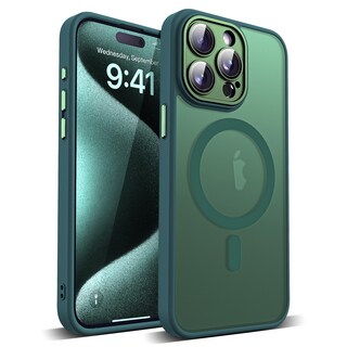 Foto 1 | Foto 1 | Funda De Teléfono Yemoran Compatible Con Iphone 15 Pro Max Green - Venta Internacional.