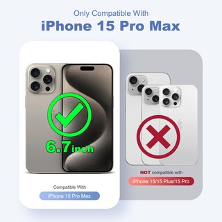 Foto 2 | Foto 2 | Funda De Teléfono Yemoran Compatible Con Iphone 15 Pro Max Green - Venta Internacional.
