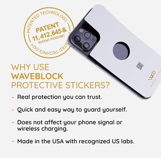 Foto 5 | Foto 5 | Adhesivo Bloqueador Emf Waveblock Para Iphone 14 Plus/14 Pro Max - Venta Internacional.