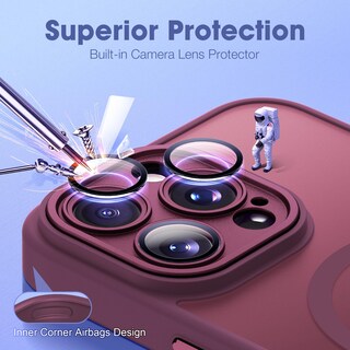 Foto 4 | Foto 4 | Funda De Teléfono Yemoran Compatible Con Iphone 14 Pro 6.1 Roja - Venta Internacional.