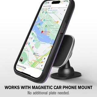 Foto 7 | Foto 7 | Funda Tipo Cartera Vena Vcommute Para Iphone 15 Pro Color Morado Oscuro - Venta Internacional.