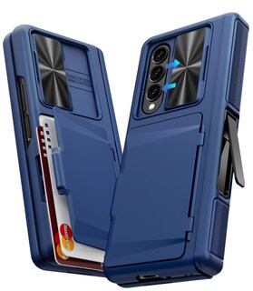 Foto 1 | Foto 1 | Funda Gbee Para Samsung Galaxy Z Fold 3 Con Protección De Bisagra Color Azul - Venta Internacional.