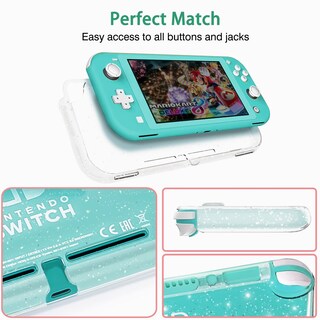 Foto 4 | Foto 4 | Funda De Transporte Funda Con Purpurina Y Protectores De Pantalla Para Nintendo Switch Lite Tikodirect - Venta Internacional.