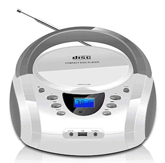 Foto 1 | Foto 1 | Reproductor De Cd Boombox Lonpoo Portable Con Fm/usb/bluetooth Blanco - Venta Internacional.
