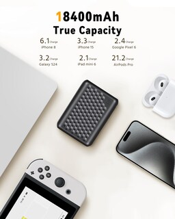 Foto 4 | Foto 4 | Banco De Energía Wulcea 18400 Mah 12 V Con Entrada/salida Tipo C - Venta Internacional.