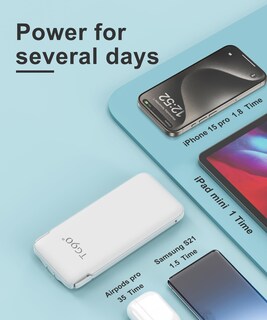 Foto 5 | Foto 5 | Cargador Portátil Power Bank Metecsmart De 10000 Mah Paquete De 2 - Venta Internacional.