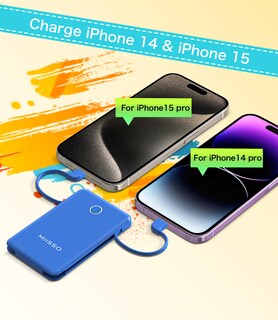 Foto 4 | Foto 4 | Power Bank Miisso 6000 Mah Ultra Slim Con Cables Integrados - Venta Internacional.