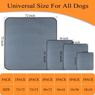Foto 7 | Foto 7 | Pack De 2 Almohadillas Lavables Bunlitent Para Orinar  72 X 72 Cm  Para Perros - Venta Internacional.