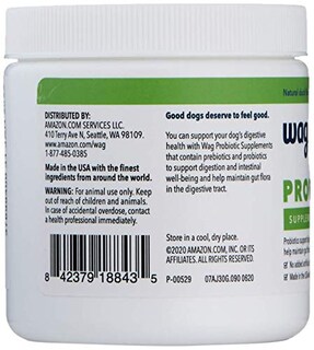 Foto 2 | Foto 2 | Suplemento Probiótico Masticable Para Perros Wag 90 Chews - Venta Internacional.