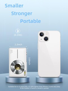 Foto 6 | Foto 6 | Cámara Digital Camkory Para Niños Fhd 1080p 44mp 16x Zoom - Venta Internacional.