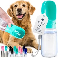 Botella De Agua Para Perros Malsipree Portátil Con Cuenco De 550 Ml  Color Azul - Venta Internacional.
