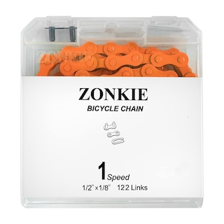 Foto 6 | Foto 6 | Cadena Para Bicicleta Zonkie De Una Sola Velocidad 1/2 X 1/8 122 Eslabones (122 L) - Venta Internacional.