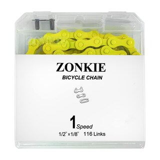 Foto 5 | Foto 5 | Cadena Para Bicicleta Zonkie De Una Sola Velocidad 1/2 X 1/8 116 Eslabones - Venta Internacional.