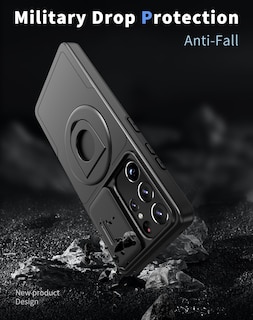 Foto 4 | Foto 4 | Funda De Teléfono Anngelas Para Samsung Galaxy S21 Ultra Con Soporte - Venta Internacional.