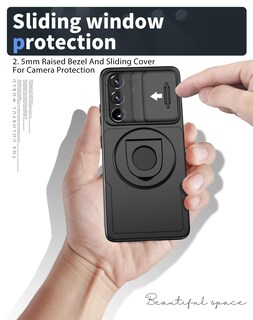 Foto 5 | Foto 5 | Funda De Teléfono Anngelas Para Samsung Galaxy S21 Ultra Con Soporte - Venta Internacional.