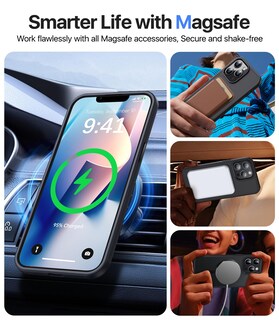 Foto 2 | Foto 2 | Funda Maozis Magnetic Para Iphone 12 Pro Max Negra - Venta Internacional.