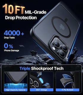 Foto 4 | Foto 4 | Funda Maozis Magnetic Para Iphone 12 Pro Max Negra - Venta Internacional.