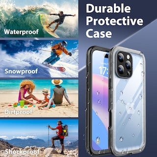 Foto 6 | Foto 6 | Funda De Teléfono Sportlink Para Iphone 16 Pro Max Impermeable Negra - Venta Internacional.