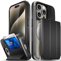 Funda Tipo Cartera Vena Vcommutex Para Iphone 15 Pro Con Magsafe Black - Venta Internacional.
