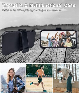 Foto 6 | Foto 6 | Funda Ronshieh Defender Para Iphone 14 Con Accesorios Color Azul - Venta Internacional.