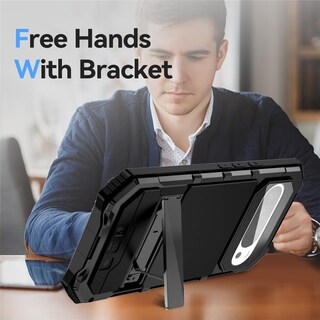 Foto 3 | Foto 3 | Funda De Teléfono Lunivop Para Google Pixel 9 Pro Xl Metal Black - Venta Internacional.