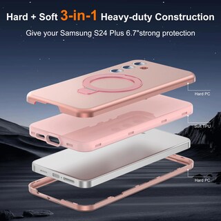 Foto 2 | Foto 2 | Funda De Teléfono Duiduiq Para Samsung Galaxy S24 Plus Rose Gold - Venta Internacional.