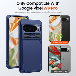 Foto 2 | Foto 2 | Funda De Teléfono Cenmaso Para Google Pixel 9/9 Pro Con Tarjetero - Venta Internacional.