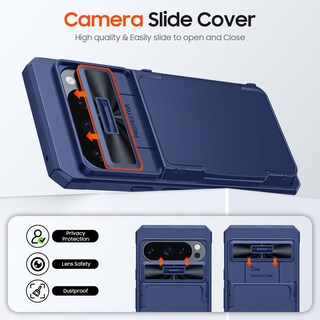 Foto 4 | Foto 4 | Funda De Teléfono Cenmaso Para Google Pixel 9/9 Pro Con Tarjetero - Venta Internacional.